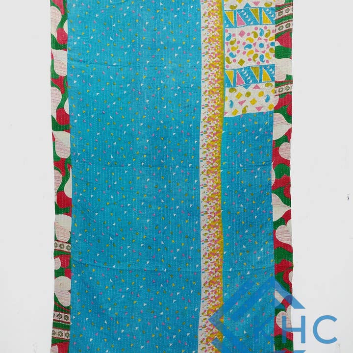 KHC – wholesale Curtain – Vintage Kantha Handmade 100% Cotton Fusion Curtains7