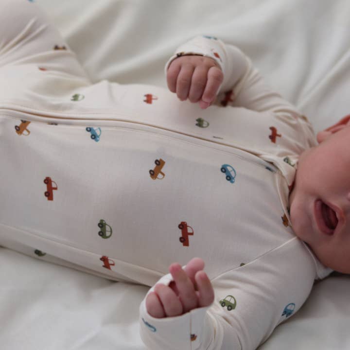 Honeycomb Goods - Vendita all'ingrosso Pigiamino - Neonati - Pigiama con cerniera auto + camion0