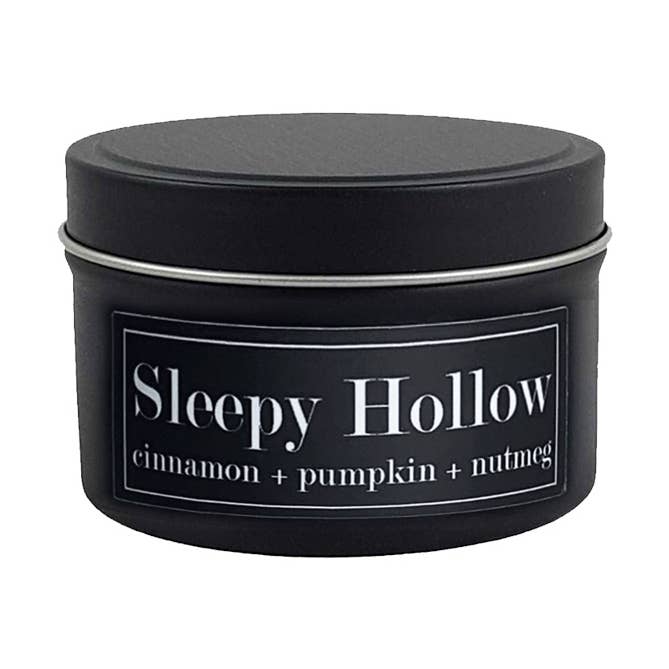 Fly Paper Products - Wholesale Travel Candles - Sleepy Hollow 4oz Candle Cinnamon + Nutmeg + Pumpkin0
