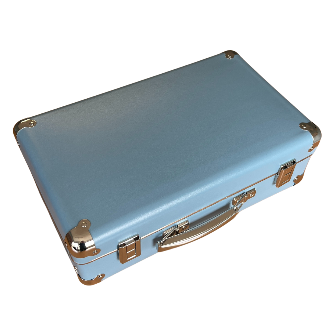 Kinderkoffertjes.nl - Wholesale Luggage - Suitcase 40 cm GREY-BLUE1