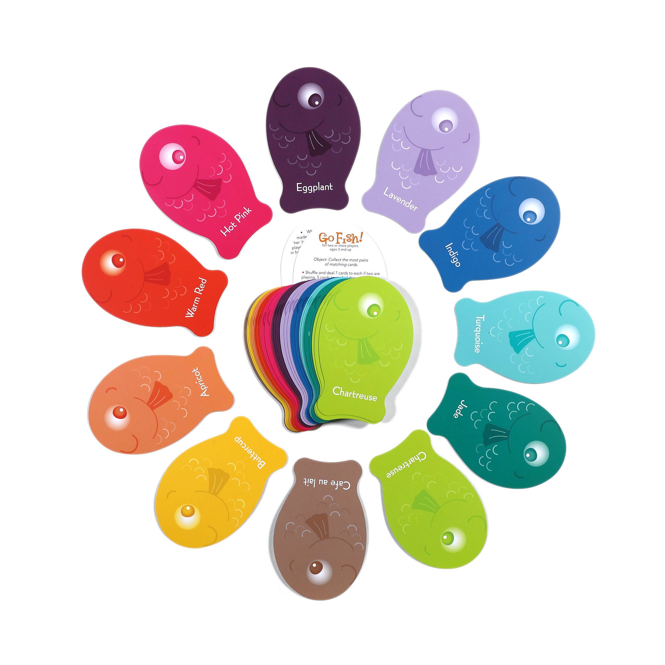 eeBoo - Wholesale Playing Cards - Color Go Fish Playing Cards2