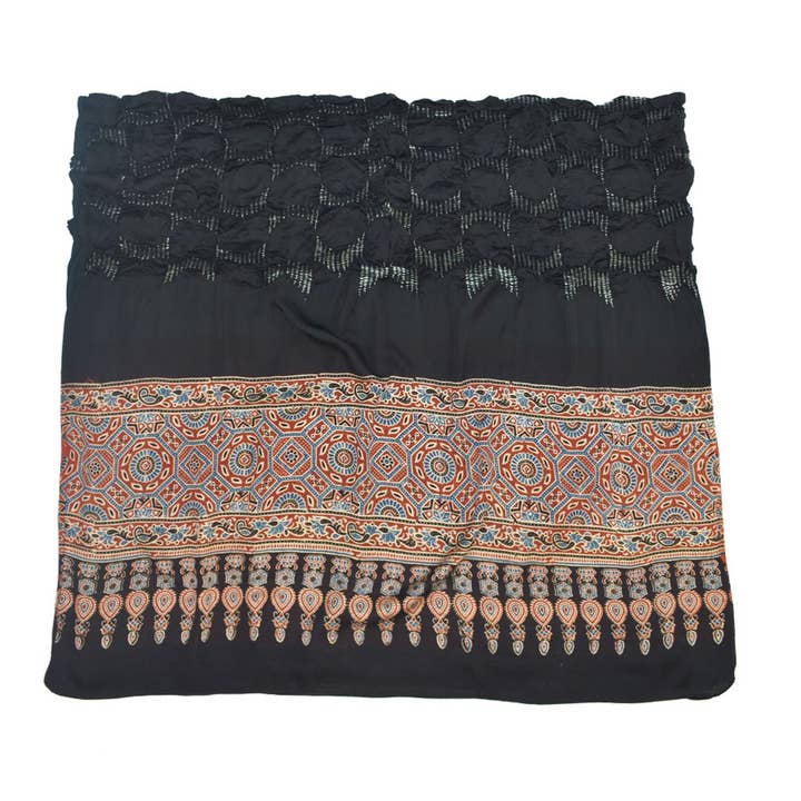 Dupatta Designs - Wholesale Scarf – Women's - Faiz II Limited Edition Handmade Bandhani Shawl6