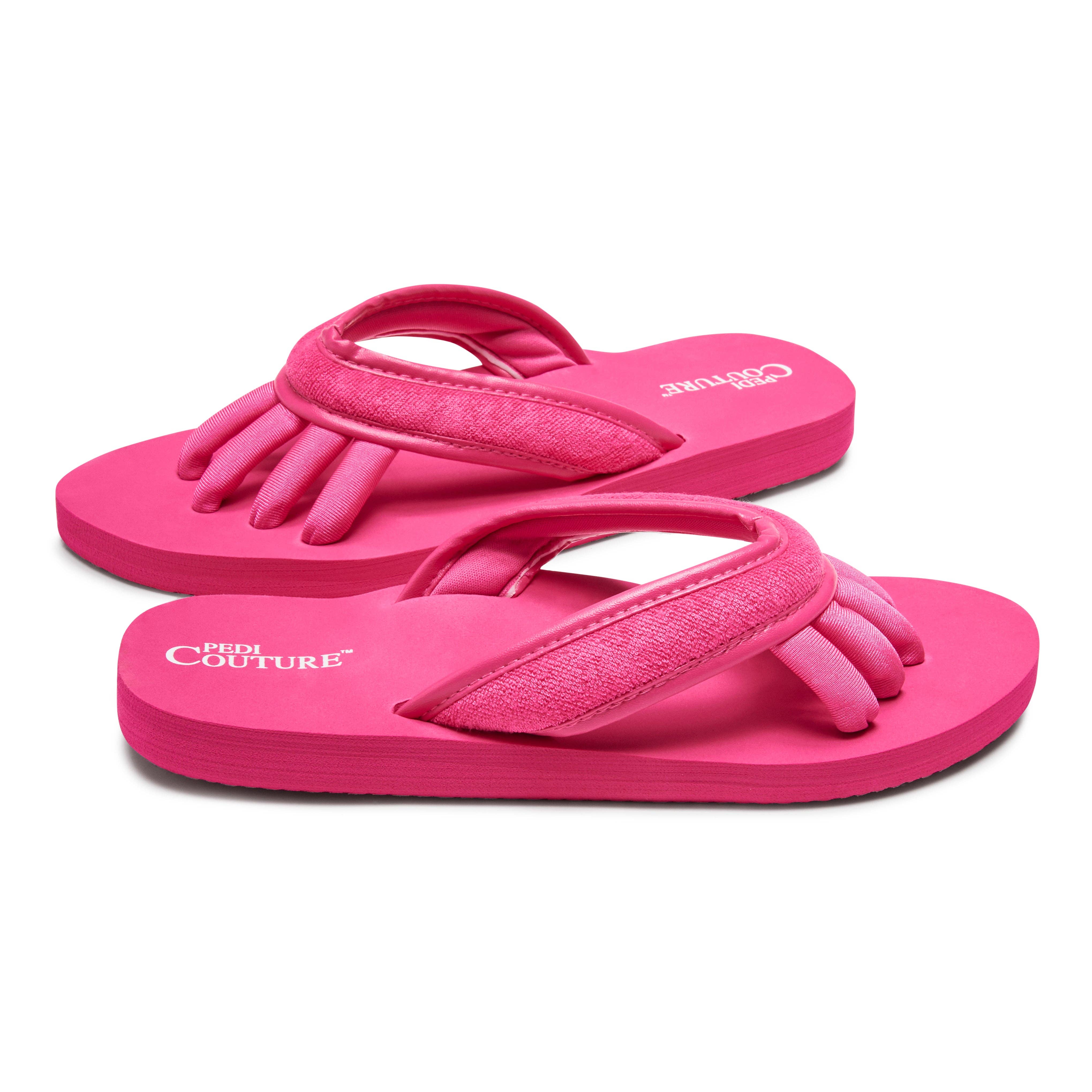 Pedi Couture - Wholesale Sandals - Women's - Fuchsia  Women's Yoga Toe Separator Sandals4