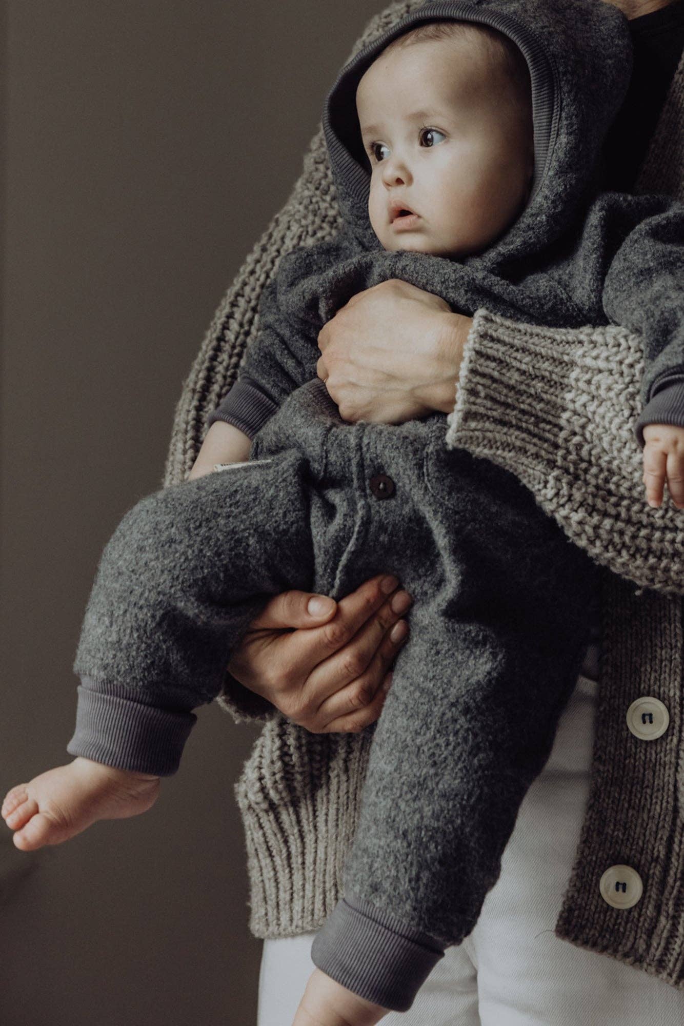 Finch & Fable - Wholesale Jumpsuit - Baby - Wool Onepiece - Storm1