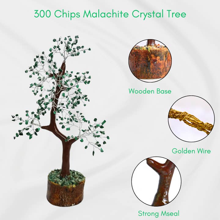 Soothing Crystals - Wholesale Spiritual Stone/Crystal - Gemstone Tree | Malachite | Crystal Tree of Life3