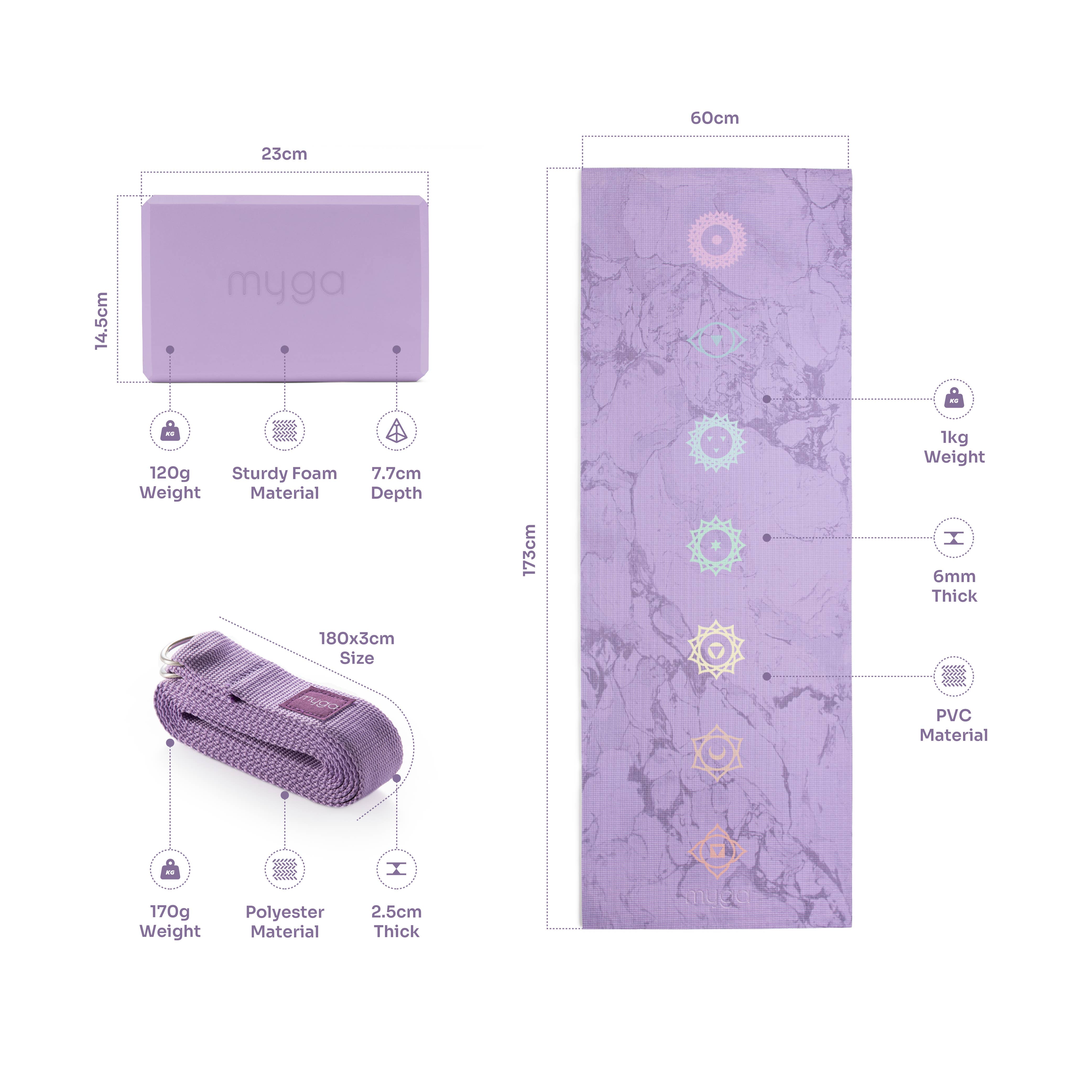 Myga - Wholesale Yoga Mat - Printed Yoga Starter Kits35