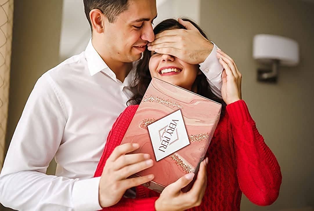 Roxoni – Engroshandel Gaveæske – MEGET PERI fødselsdag gaveæske til kvinder kurateret gaveæske til7