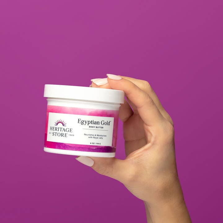Heritage Store - Wholesale Body Balm/Butter - Egyptian Gold Butter 4 oz6
