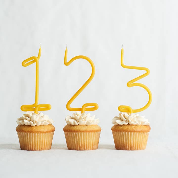 Waxing Moon - Wholesale Cake Candle - Birthday Number1