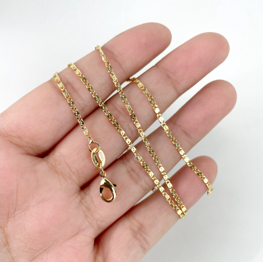 Luxus Accessories - Vendita all'ingrosso Collane a catena e maglie - Catena a maglie di ancoraggio Mariner riempita in oro 18K1