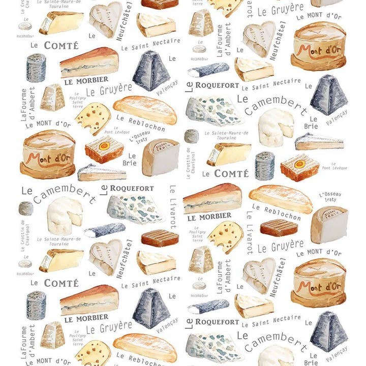 Maison Lorrain – wholesale Kökshandduk – Fromages - Linge a vaisselle/Kökshandduk1