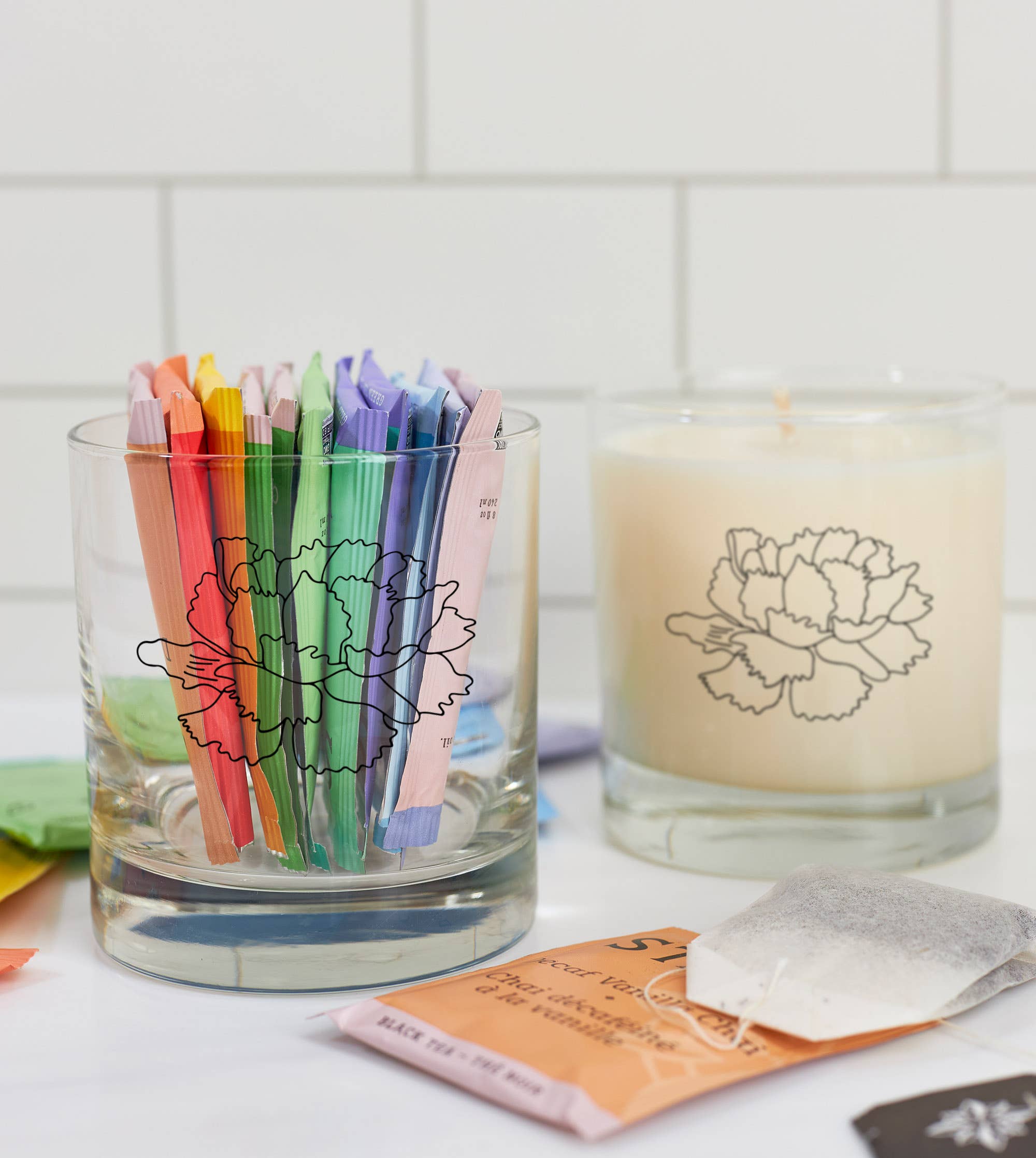 Scripted Fragrance - Wholesale Jar/Filled Candle - January Birth Flower Soy Candle3