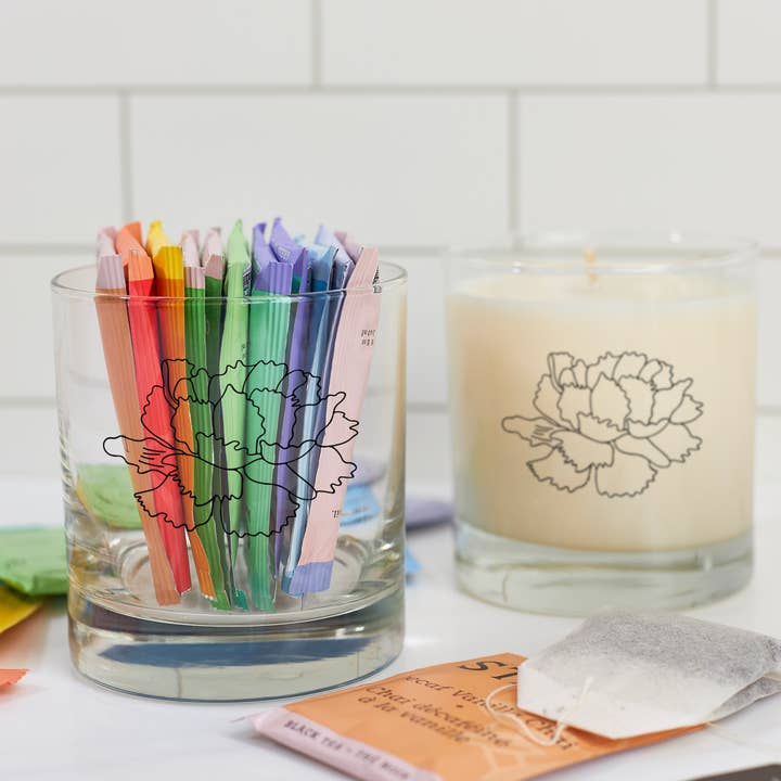 Scripted Fragrance - Wholesale Jar/Filled Candle - January Birth Flower Soy Candle3