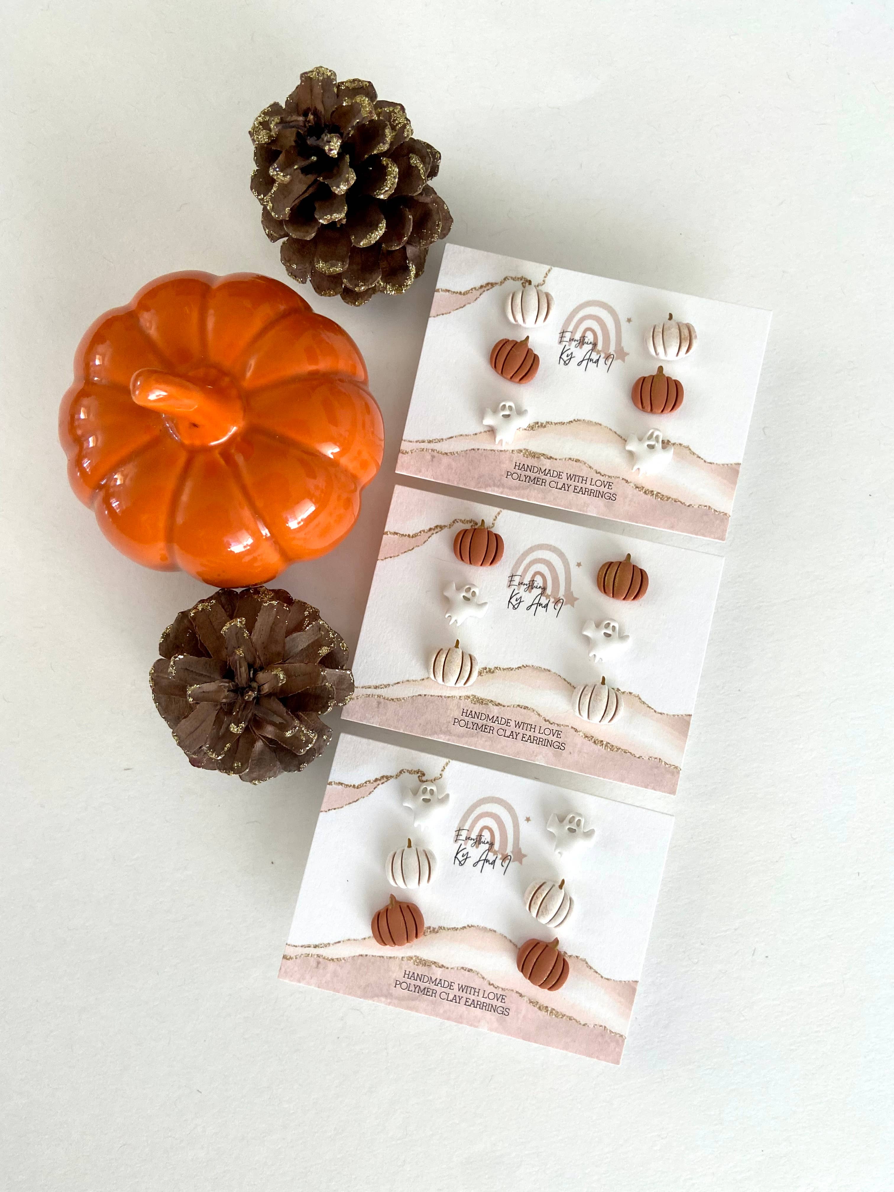 Everything Ky and I - Vendita all'ingrosso Orecchini a bottone - Confezione da 3 borchie Micro Fall1