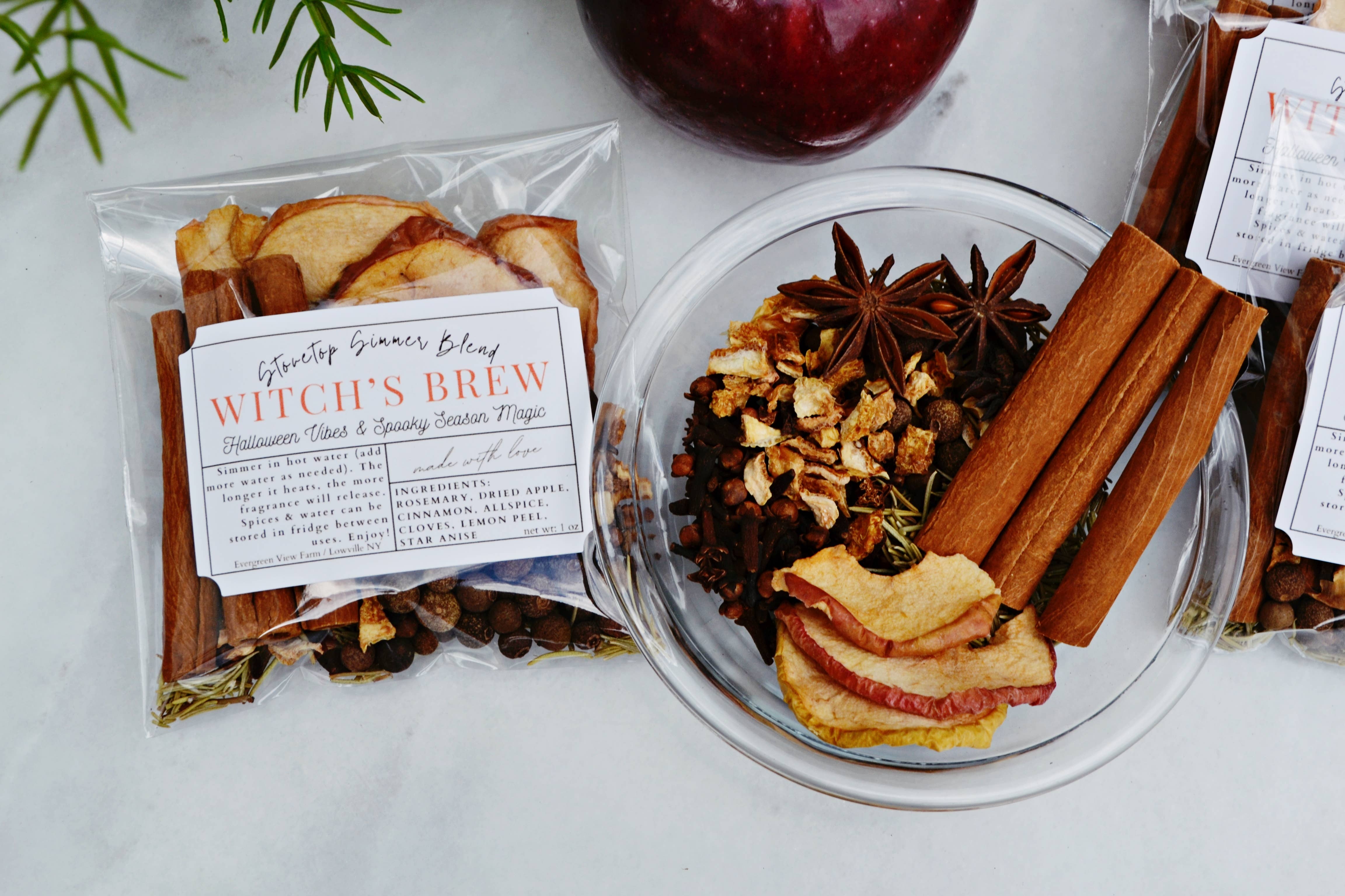 Evergreen View Farm - Wholesale Potpourri - Witch's Brew Autumn Fall Halloween Simmer Stovetop Spices15