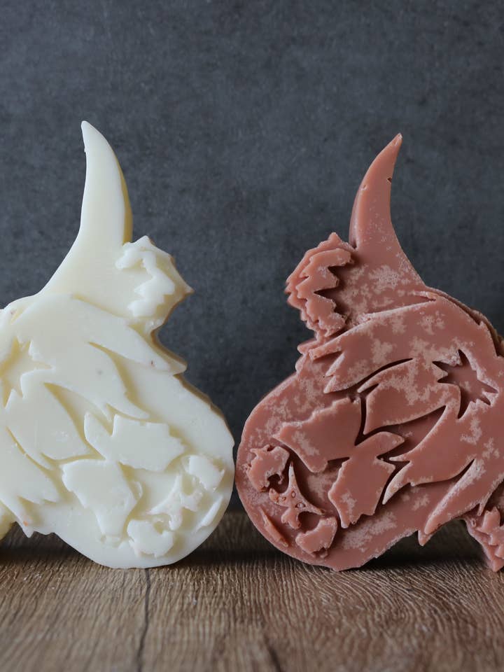 Bougie Tête des Hautes Terres pour la vente par Bea’s Wax