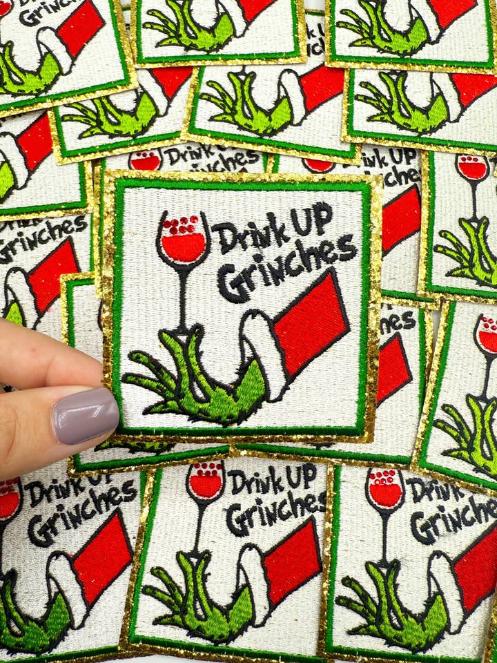 Trink auf, Grinches Bügelbild für den Großhandel von Party With Mal