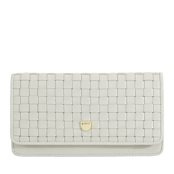 dudu - Wholesale Wallet - Women's - Dudu Women'S Leather Woven Wallet Credit Card Holders Grey