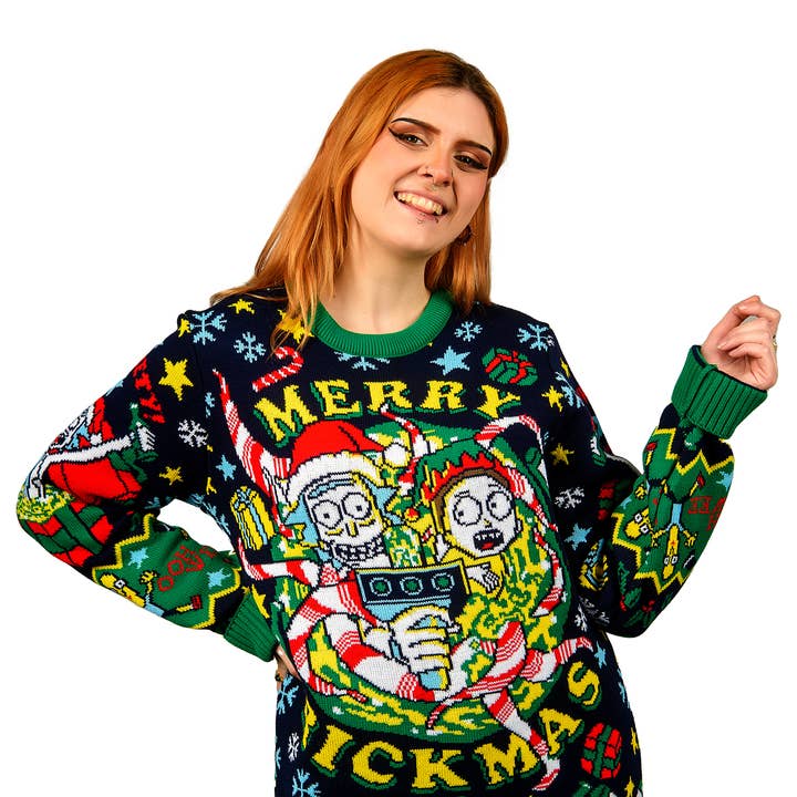 Jersey Navideño Rick and Morty « Merry Rickmas » para venta al por mayor de AAA Merchandise Limited