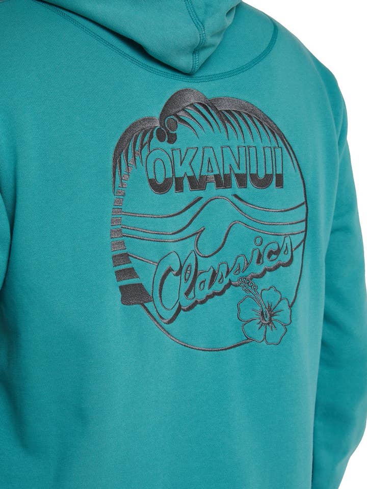 Mens - Hoodie - Drive In - Moss for wholesale by Okanui