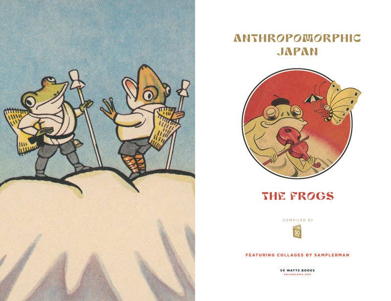 50 Watts – Großhandel Auslagebuch – Anthropomorphes Japan – Die Frösche – Taschenbuch9