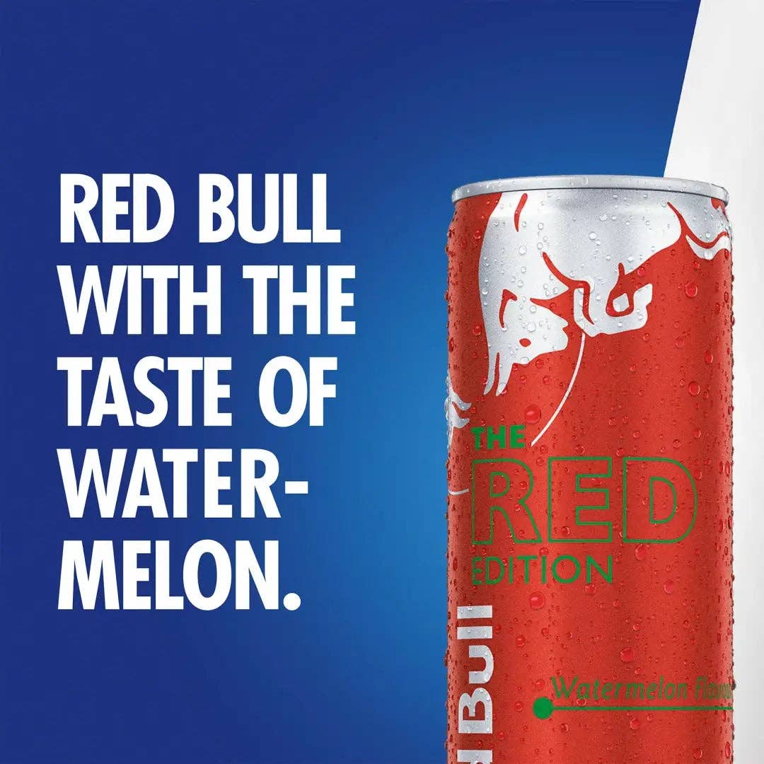 Echo Sales Canada – wholesale Sport-/energidryck – Red Bull Energidryck, Röd Edition - Vattenmelon, 250 ml (24-pack)4