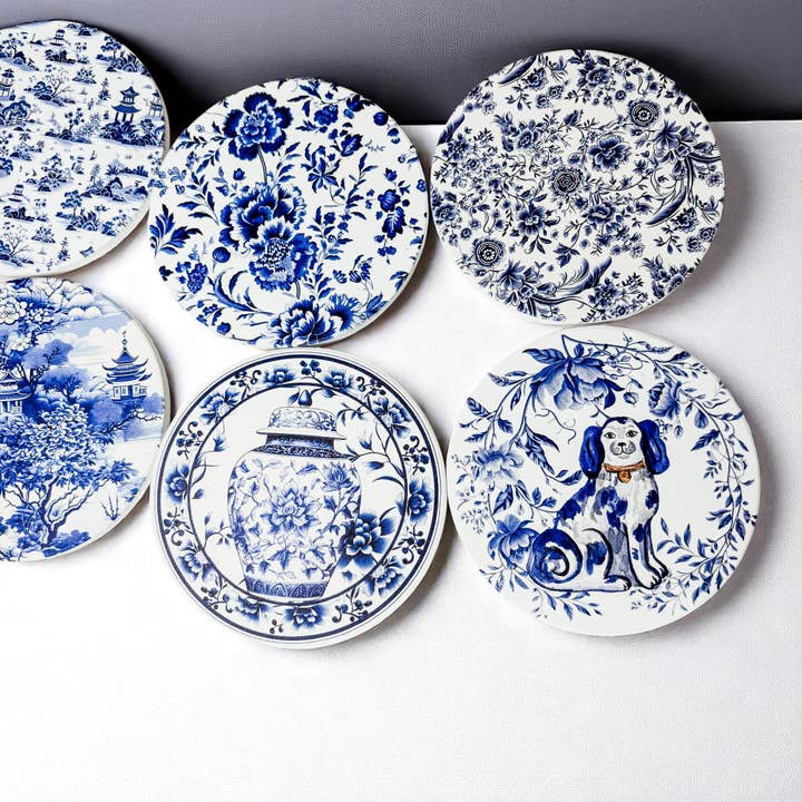 Gia Roma - Wholesale Coasters - Mediterranean Lemon Coasters | Coastal Blue & Yellow Accents59