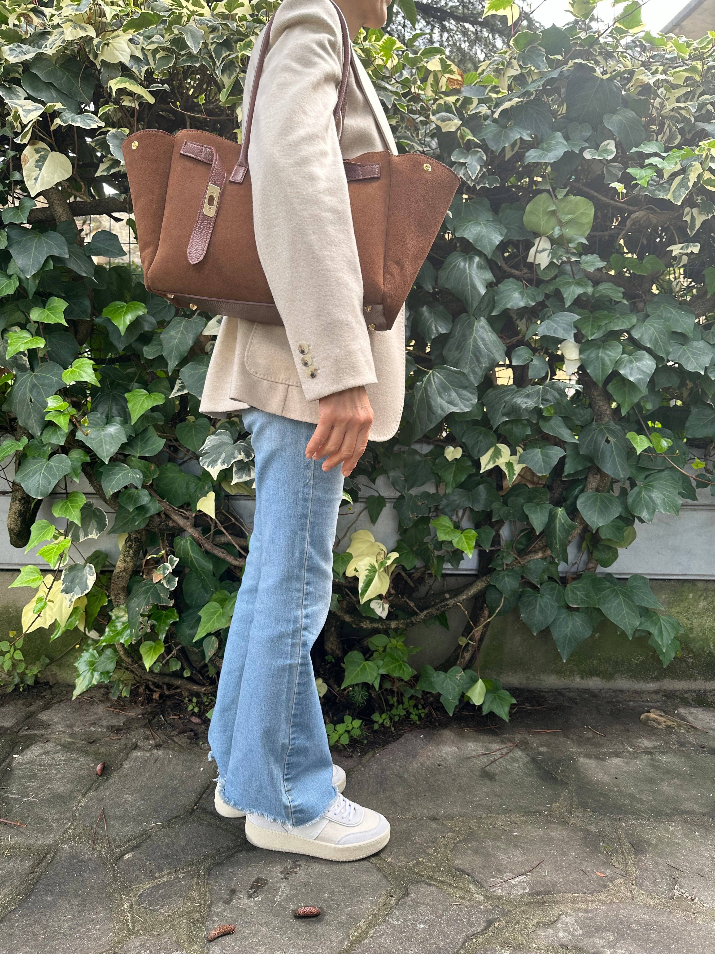 Zhade - Wholesale Shoulder Bag - Women's - Borsa a spalla in camoscio MARY18