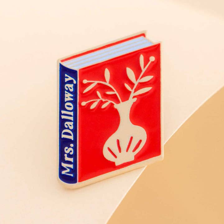 Judy Kaufmann - Wholesale Lapel Pin/Button - Mrs. Dalloway by Virginia Woolf Enamel Pin