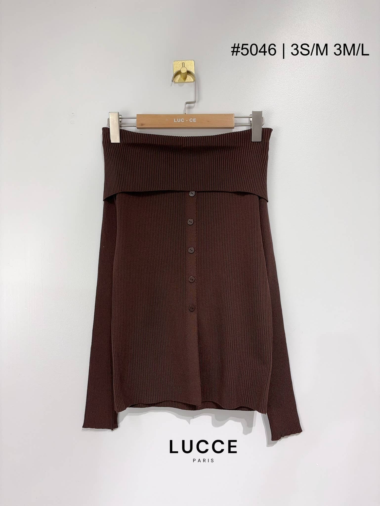 LUCCE - Wholesale Knit Sweater - Women's - Pull off shoulder - PU50465