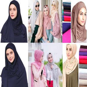 Wholesale Premium Jersey Hijab - Turkish Blue for your store - Faire