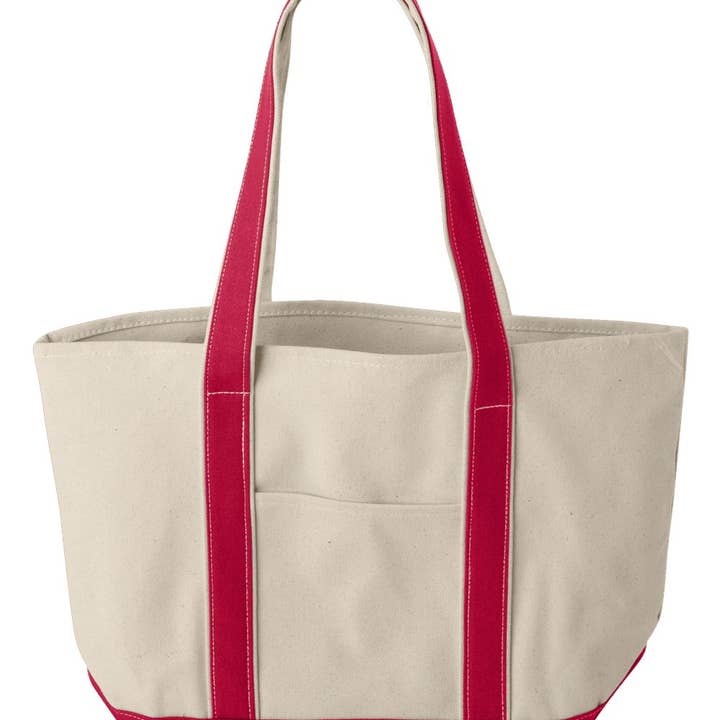 Windward Large Cotton Canvas Boat Tote | Beach Tote 8871 and other Purchase Wholesale canvas boat tote. Free Returns & Net 60 Terms on Faire trending on Faire.