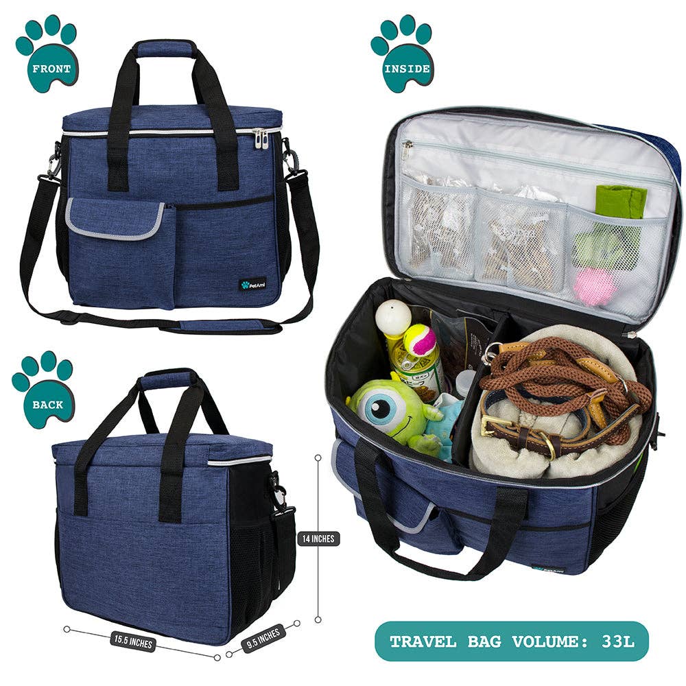 PetAmi - Vendita all'ingrosso Trasportino - Cani e gatti - Borsa Organizer Deluxe da Viaggio per Animali29