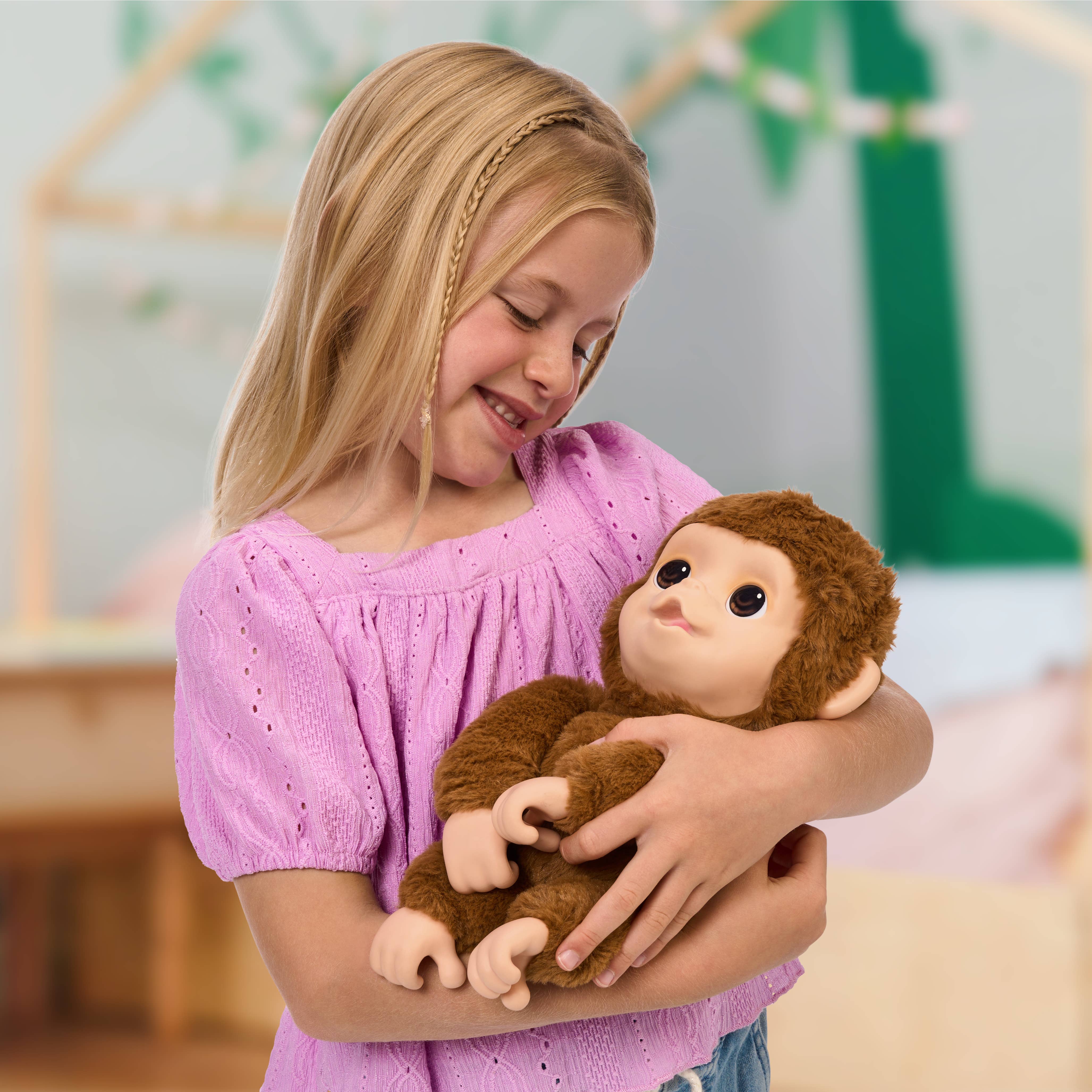 Toysmith - Wholesale Doll - Kids - Moose Toys Little Live Pet My Baby Monkey Plush7