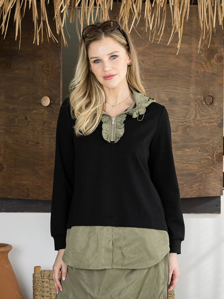 Top con cappuccio Kaylee per la vendita all'ingrosso da parte di Joh Apparel