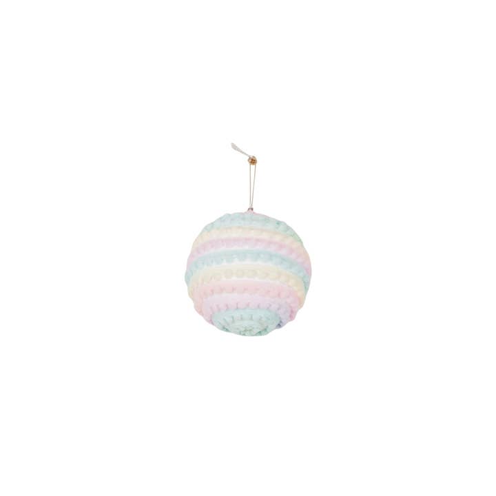 Housevitamin bv - Wholesale Ornament Set - Xmas Hangers- Xmas Balls- Foam- Unicorn Colours-S3- 8cm