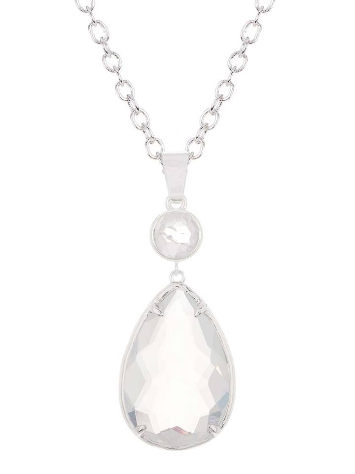 Moonstone Crystal Pendant Necklace - SF for wholesale by Zoey Simmons