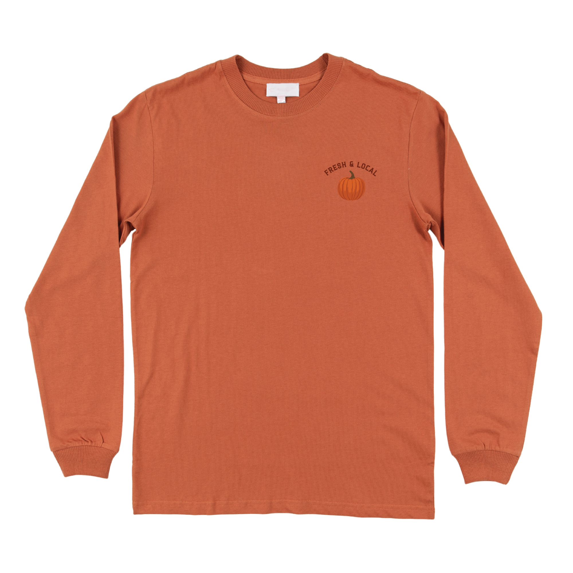 Paper Farm Press - Wholesale Screen Printed T-Shirt - Women's - Pumpkin Farmers Market Tee - Yam2