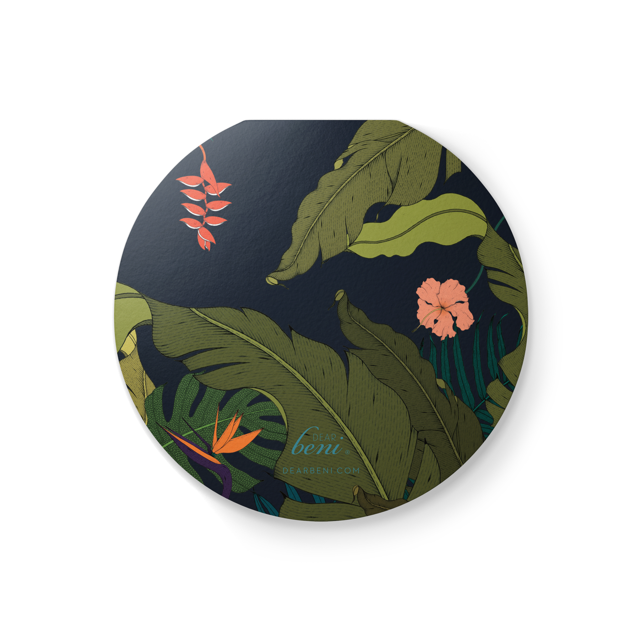 Dear Beni - Venta al por mayor Tarjetas de felicitación - Tarjeta tipo concha Midnight Tropics de 5.5 pulgadas1