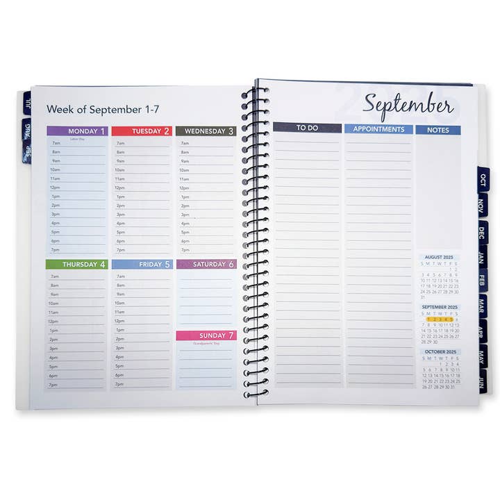 RE-FOCUS THE CREATIVE OFFICE - Wholesale Planner - 2025-2026 Academic Calendar Planner – Weekly & Monthly Views3