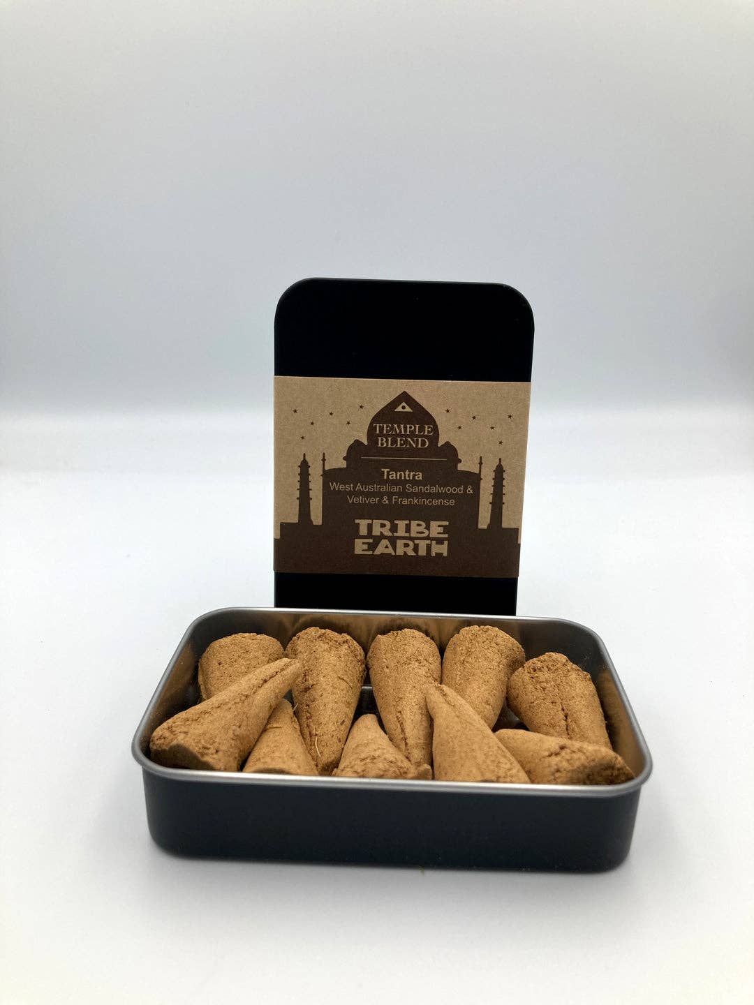 Tribe Earth Incense - Wholesale Incense - Tantra Cones - Sandalwood, Vetiver, Frankincense, Tobacco1