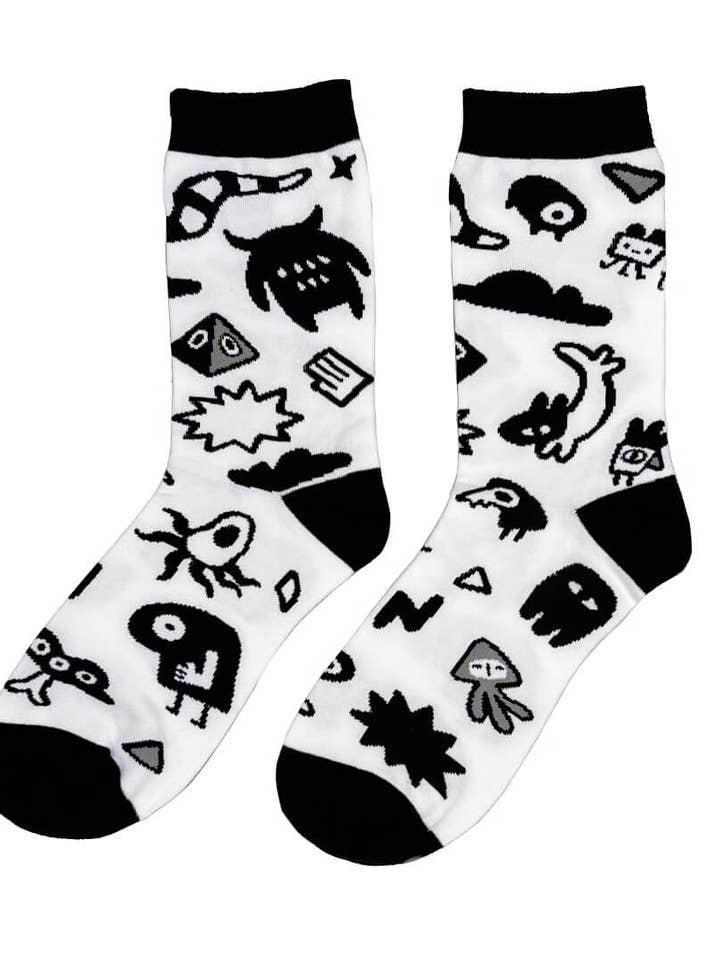 Calzino Schizzo Mostro per la vendita all'ingrosso da parte di KINWAMONSTER