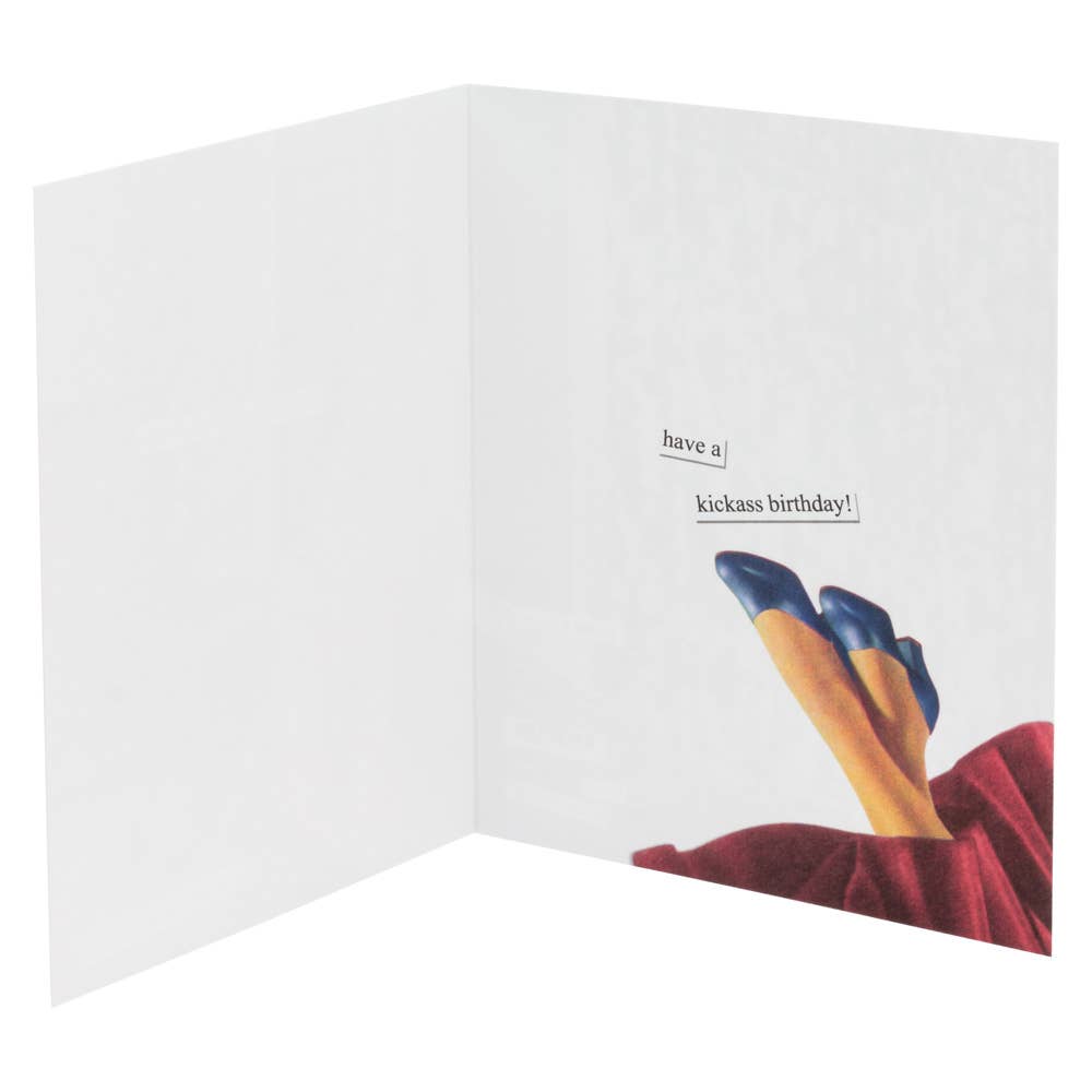 Boston International - Wholesale Birthday Card - Birthday Card Kickass Anne Taintor1