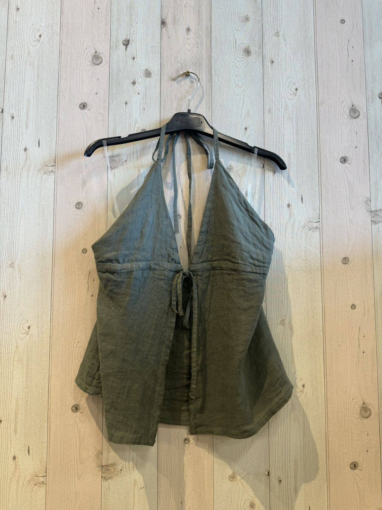 Linen & More - Vente Caraco – femme - T-shirt à bretelles ouvertes 100 % lin REF 2152210