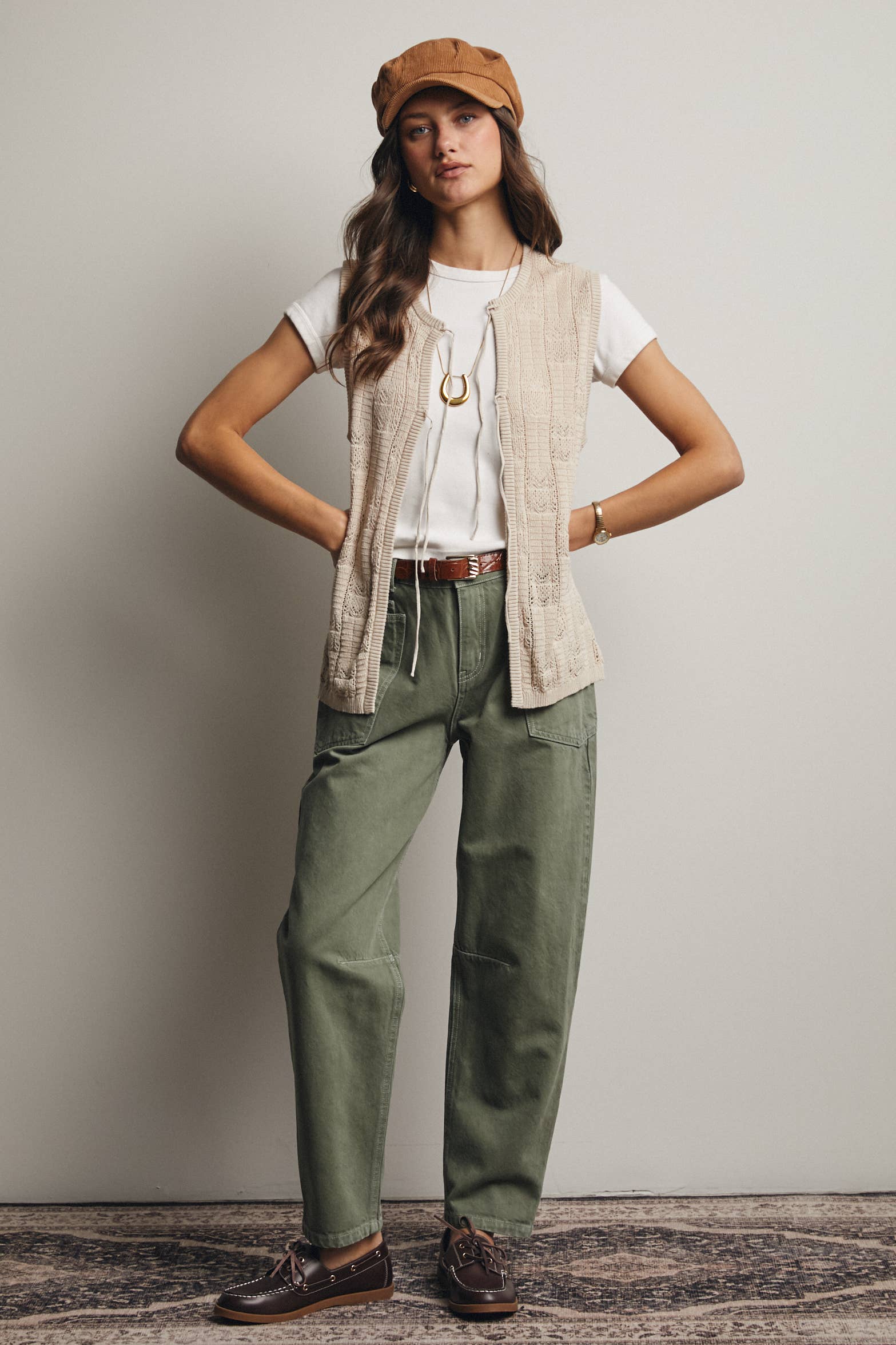 Forte - Wholesale Jeans - Women's - High Rise Barrel Utility Jeans FP0004 7