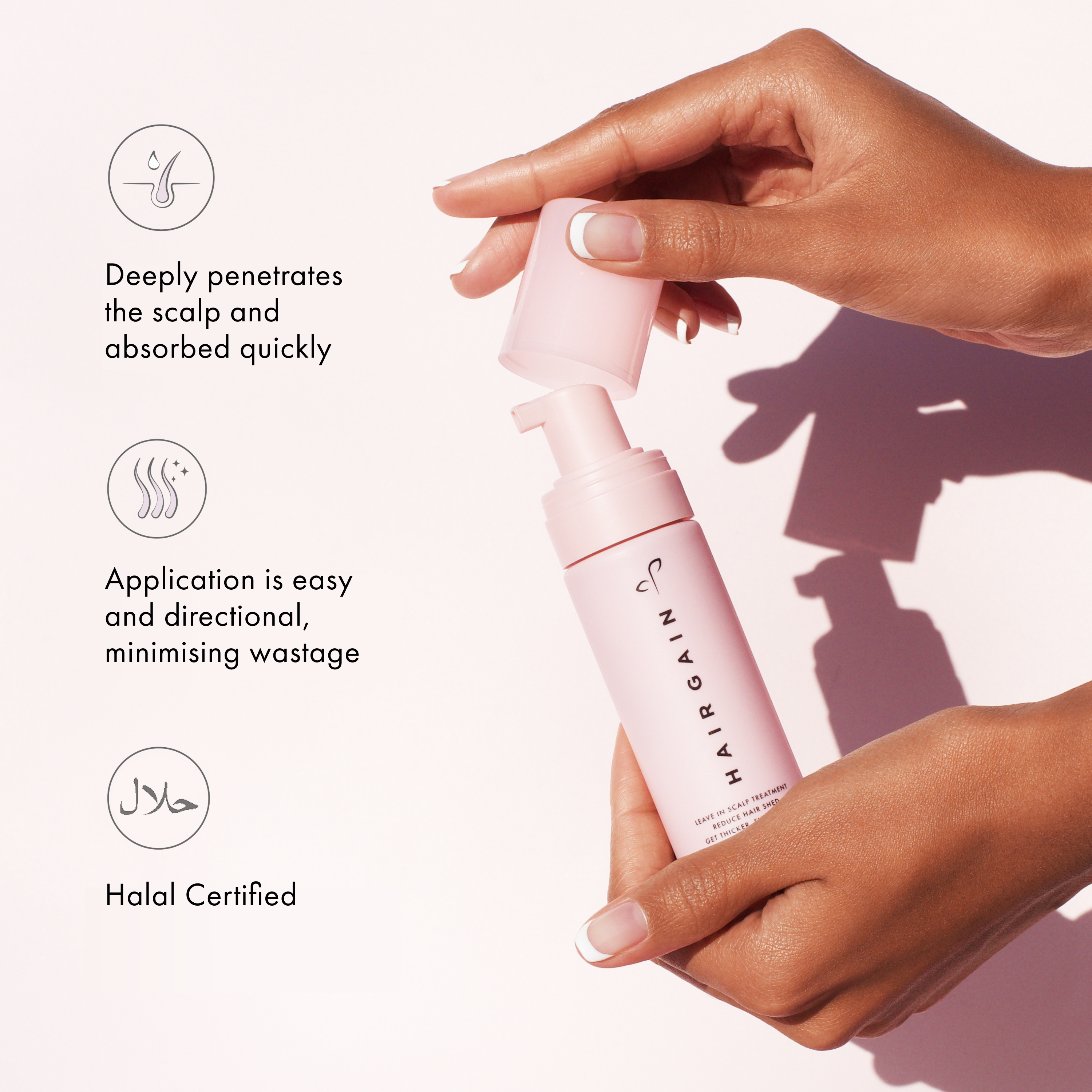 Hair Gain – wholesale Hair thinning/loss treatment – Hair Gain Scalp Foam4