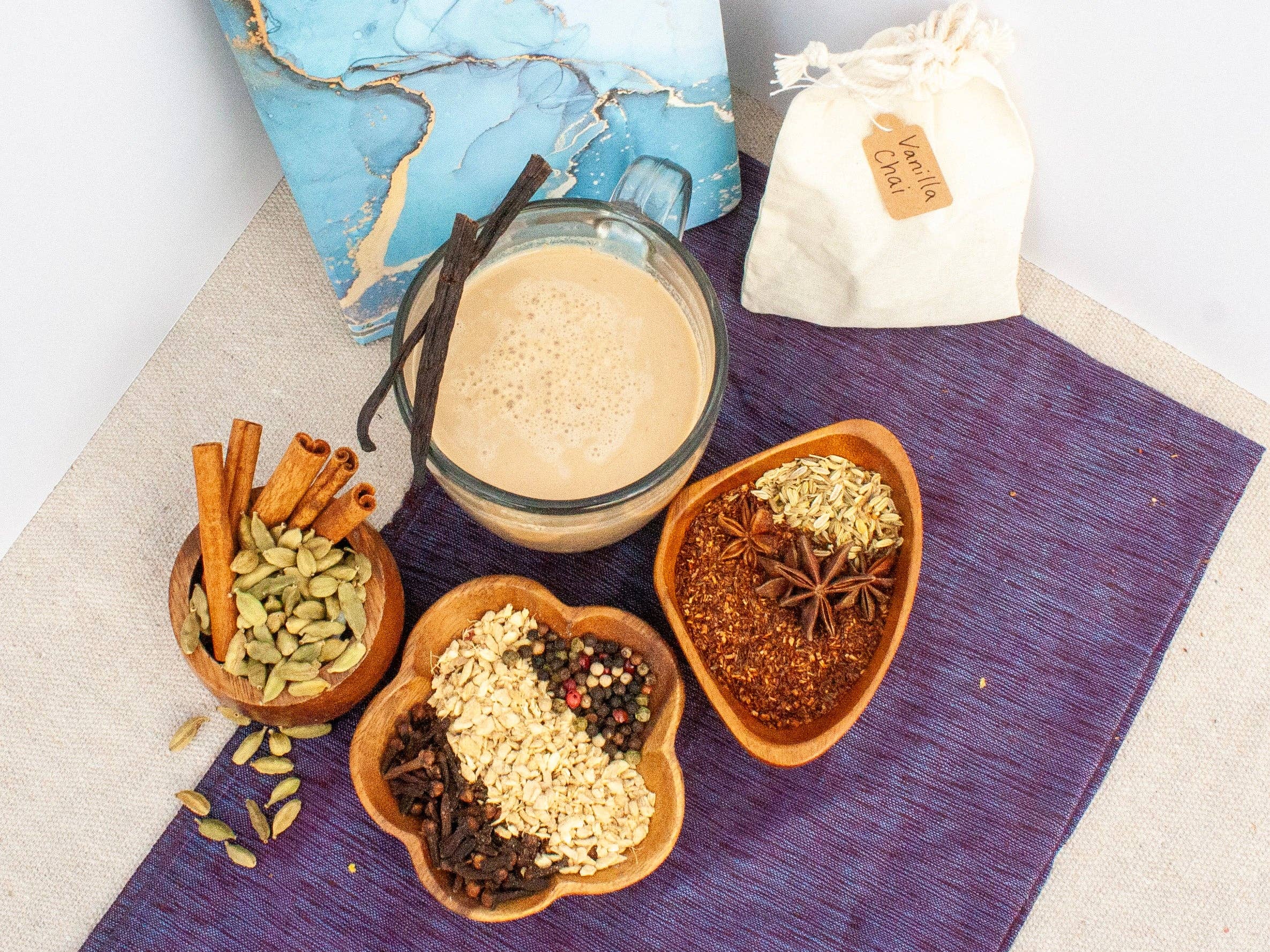 Herbal Embrace - Wholesale Loose Tea - Herbal Chai Tea - Vanilla Chai 6oz