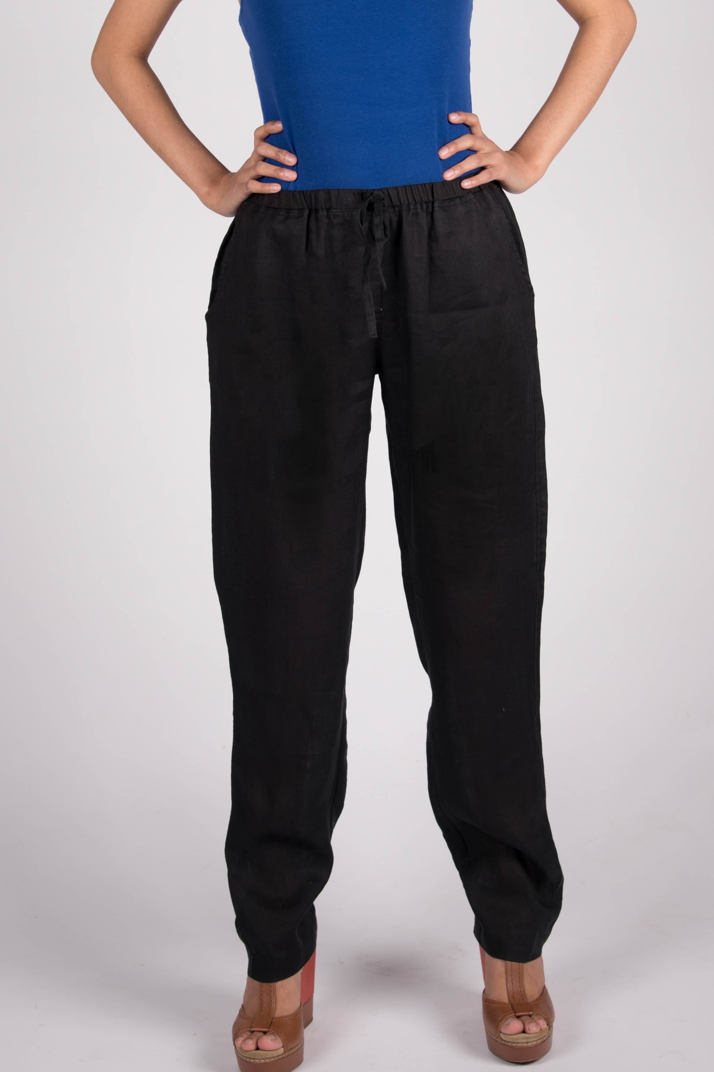 Dolma – wholesale Pants – Women's – Classic Slim Fit Linen Pants0