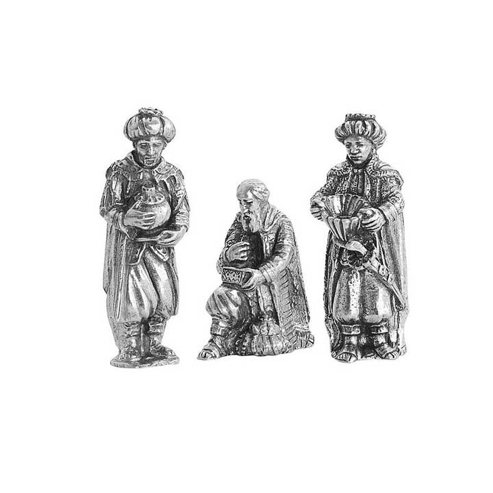 Wisemen Nativity Set for wholesale by Danforth Pewter