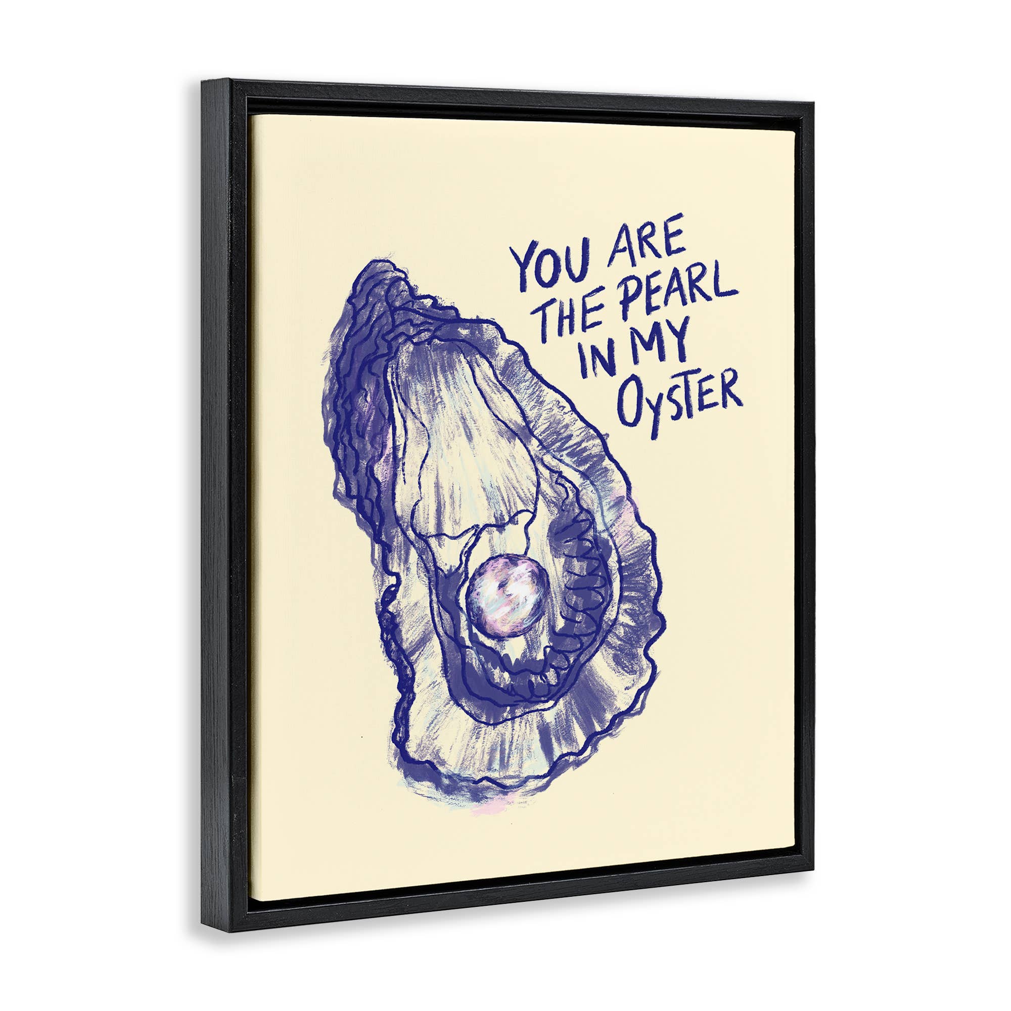 Stupell Industries - Venta al por mayor Cartel de pared - Arte de Pared enmarcado - Perla en mi Ostra19